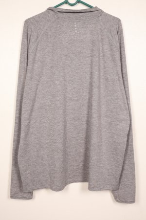Grey Quarter-Zip Active Top