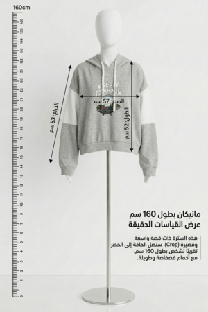 Graphic hooded sweatshirt