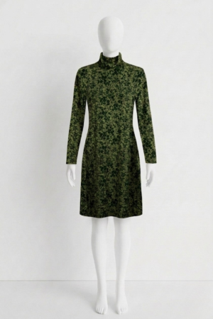 long floral printed dress