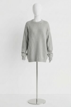 Long sleeve crew neck sweater